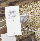 A New Day Womens Sammie Shoes Sequin Ballet Flats 94685489 Gold Yellow 9M