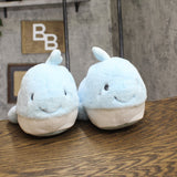 Cat & Jack Kids Boys Whale Character Slippers 92541968 Blue XL (6-7)