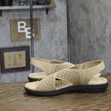 Easy Street Womens Claudia Slingback Sandals Comfort Wave CLAUD Sand Brown 11M