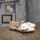 A New Day Womens Everly Floral Mesh Mary Jane Ballet Flats Beige Brown 8M