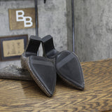 A New Day Womens Gloria Low Shaft Heeled Rhinestones Boots Silver Gray 7M
