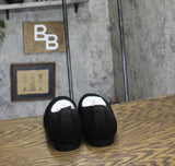 Mia Rasia Womens Round Toe Ballet Flat Sandals GS1578607 Black 10M