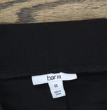 Bar III Womens Ponte Elastic Waist Studded Pull On Dress Pants Black XS