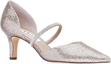 Nina Women's Brystol Evening Pumps Heels Shoes BRYSTOL-DG Champagne Brown 7.5M