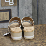 Giani Bernini Womens Ryerr Padded Insole Wedge Sandals 10011735500 White 6M