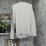 Universal Thread Womens Button Up Long Sleeve Knit Cardigan Sweater Brown S