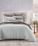 Hotel Collection Prism Matelasse 3-Piece Cotton Comforter Set Charcoal Gray King