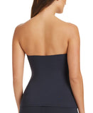 Bleu Rod Beattie Womens Draped Bandini Swimsuit Top with Ring Detail Black 8