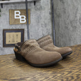 Earth Origins Womens Cady Suede Strap Back Clogs Brown 8.5W