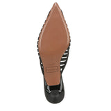 Franco Sarto Womens Strappy Marlina Mule Kitten Heels J3594S1 Black 6M