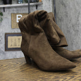 A New Day Womens Raye Tall Dress Boots 88375206 Dark Brown 10M