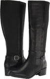 Easy Spirit Women's Wide Calf Tall Knee High Boots Black Leather 9W-WC
