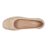 Easy Spirit Alessia Womens Slip On Demi Wedge Flats Medium Neutral Brown 8M