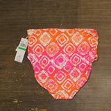 Anne Cole Womens High Waist Shirred Bikini Swim Bottom 25MB36010 Tie Dye Pink L