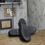 Journee Collection Womens Vika Flats Bow Accent Lightweight VIKA-WD Black 7.5W