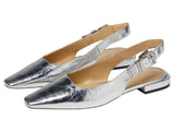 Michael Michael Kors Womens Darrington Slingback Flats 40F4DTFP1M Silver Gray 9M