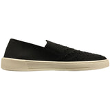 White Mountain Womens Slip-On Stretch Bling Sneaker Black 10M