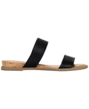 Style & Co. Womens Elliee Flat Sandals 10020656300 Black / Brown 10.5M