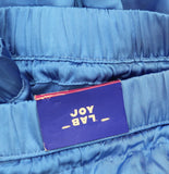 Joylab Womens Low-Rise Satin Tear Away Track Pants 94628908 Vibrant Blue XXL