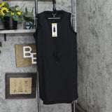 Hilary Radley Womens Tie Front Sleeveless Dress 1565884