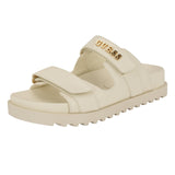 Guess Womens FABULON Sandal Two Strap GWFABULON5 Ivory 7M