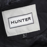 Hunter Womens Mesh Lined Snap Zip Front Rain Jacket 1784279 Black S