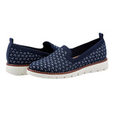 Easy Spirit Valina Slip-On Knit Flex Comfort Shoes SEVALINA15 Dark Blue Multi 6M