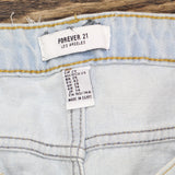 Forever 21 Womens Distressed Denim Festival Shorts 16704324fae60d Light Blue 29