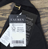 Lauren Ralph Lauren Beach Club Solid Macrame Ring Bikini Top 20501142 Black 4