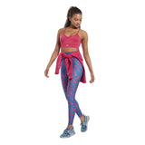 Reebok Womens Padded Workout Ready Sports Bra HI6919 Pink / White 2XL