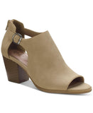 Style & Co Womens Jennaa Shooties Heeled Shoes 10014037200 Taupe Brown 10M