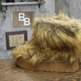 A New Day Terra Faux-Fur Slip-On Ankle Boots 94715797 Brown 9M