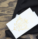 Becca Womens Colette Crochet Flower Halter Swim Bikini Top 843157 Black D