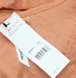 Ny Collection Swiss Dot Bell Sleeve Midi Sundress MNKD3217 Tawny Orange S