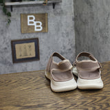 Easy Spirit Docia Double Band Slingback Sandals SEDOCIA2-H Taupe Brown 7M