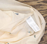 Black Tape Plus Size Printed Cotton Flutter-Sleeve Top Garden Way Off white 2X