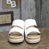 Giani Bernini Womens Ryerr Padded Insole Wedge Sandals 10011735500 White 6M