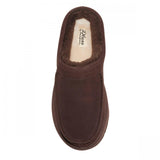Dluxe By Dearfoams Mens Lith Slide Slippers 88498382 Brown 11