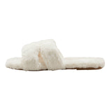 A New Day Womens Sage Slide Slippers 91315735 Cream Off White 8M