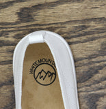 White Mountain Upright Woven Knit Slip-On Cushion Insole Tennis Sneaker White 6M