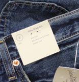 Universal Thread 90's Baggy Denim Jeans Button Fly Distressed Dark Wash Blue 6