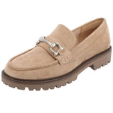 Journee Collection Comfort Foam Jessamey Platform Loafers Taupe Brown 7.5M