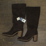 Universal Thread Womens Faux Suede Junie Tall Boots 90975015 Brown 11M