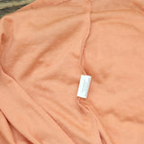 Ny Collection Womens Petites Textured V-Neck Shift Dress Tawny Orange PM