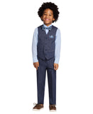 Nautica 4-Piece Formal Suit Set NDFHR17J-425 Tanzanite Blue 4
