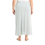 A New Day Womens Linen Blend Maxi Skirt 94190513 Navy Striped Blue XXL