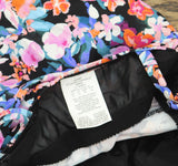 Swim Solutions Womens Floral Print Pleated Tankini Swim Top 806836 Pink Multi 12