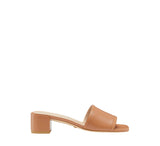 Stuart Weitzman Womens Cayman Block Heel Sandal SE013 Tan Brown 7B