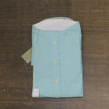 Goodfellow & Co Mens Performance Long Sleeve Button-Down Dress Shirt Aqua Blue L