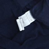 Cotton On Womens Cropped Crochet Front French Terry Lined Shirt Top Navy Blue XS